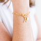 Bamboo Initial Bracelet