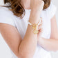 Bee Intaglio Pearl Bracelet