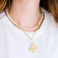 Piper Cross Paperclip Necklace