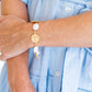 Bee + Coin Pearl Bracelet