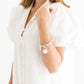 Cotton Pearl Toggle Bracelet