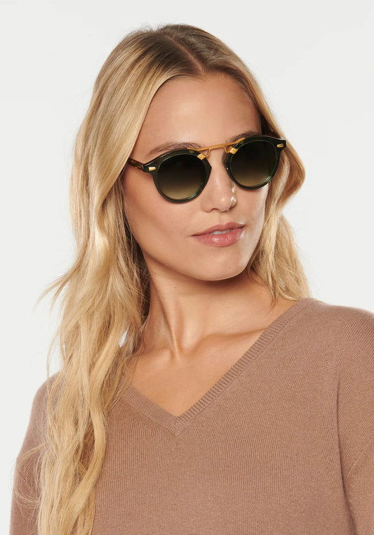 STL II Bottle Green + Zulu 24K Sunglasses