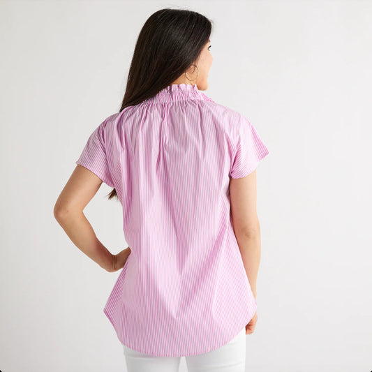Emily Top Pink Stripe