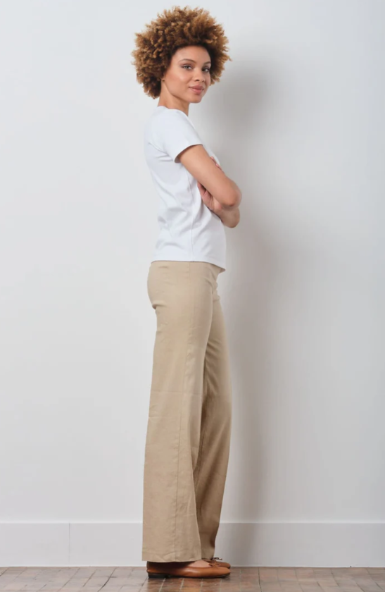 Flavia Linen Khaki