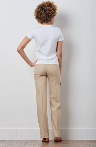 Flavia Linen Khaki