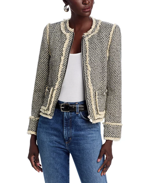 Darina Metallic Tweed Jacket