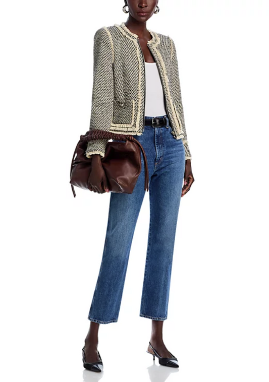 Darina Metallic Tweed Jacket