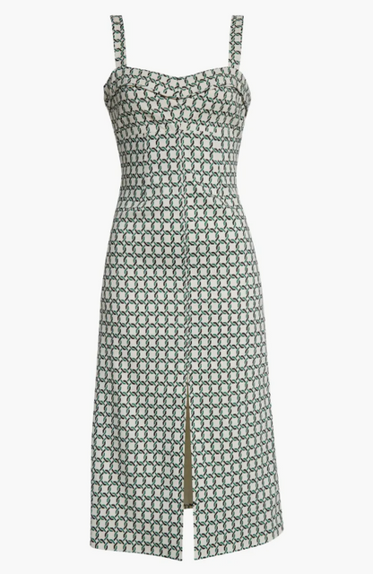 Colleen Stretch-Linen Midi Dress