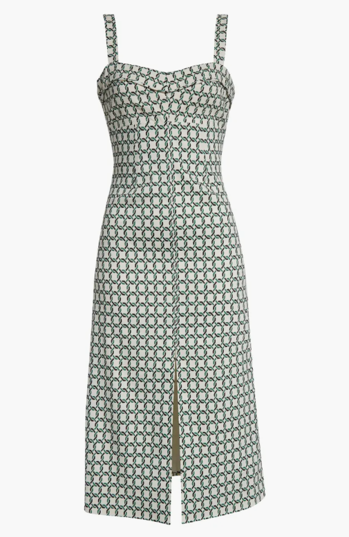 Colleen Stretch-Linen Midi Dress