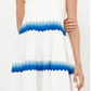 Smocked Back Maxi- Pacifica Blue
