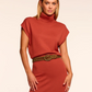 Natalie Merino Turtleneck Midi Dress