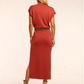 Natalie Merino Turtleneck Midi Dress