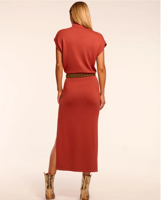 Natalie Merino Turtleneck Midi Dress