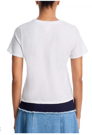 Amour Heart Chain Shrunken Tee