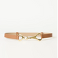 GIDEON LEATHER BELT - BROWN