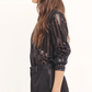 Black Dyana Sequin Blouse