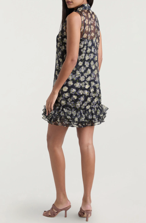 Mini Tossed Poppies Brisbane Dress