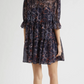 Malva Floral Linework Reanna Dress