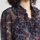 Malva Floral Linework Reanna Dress