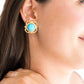 Scroll Turquoise Studs