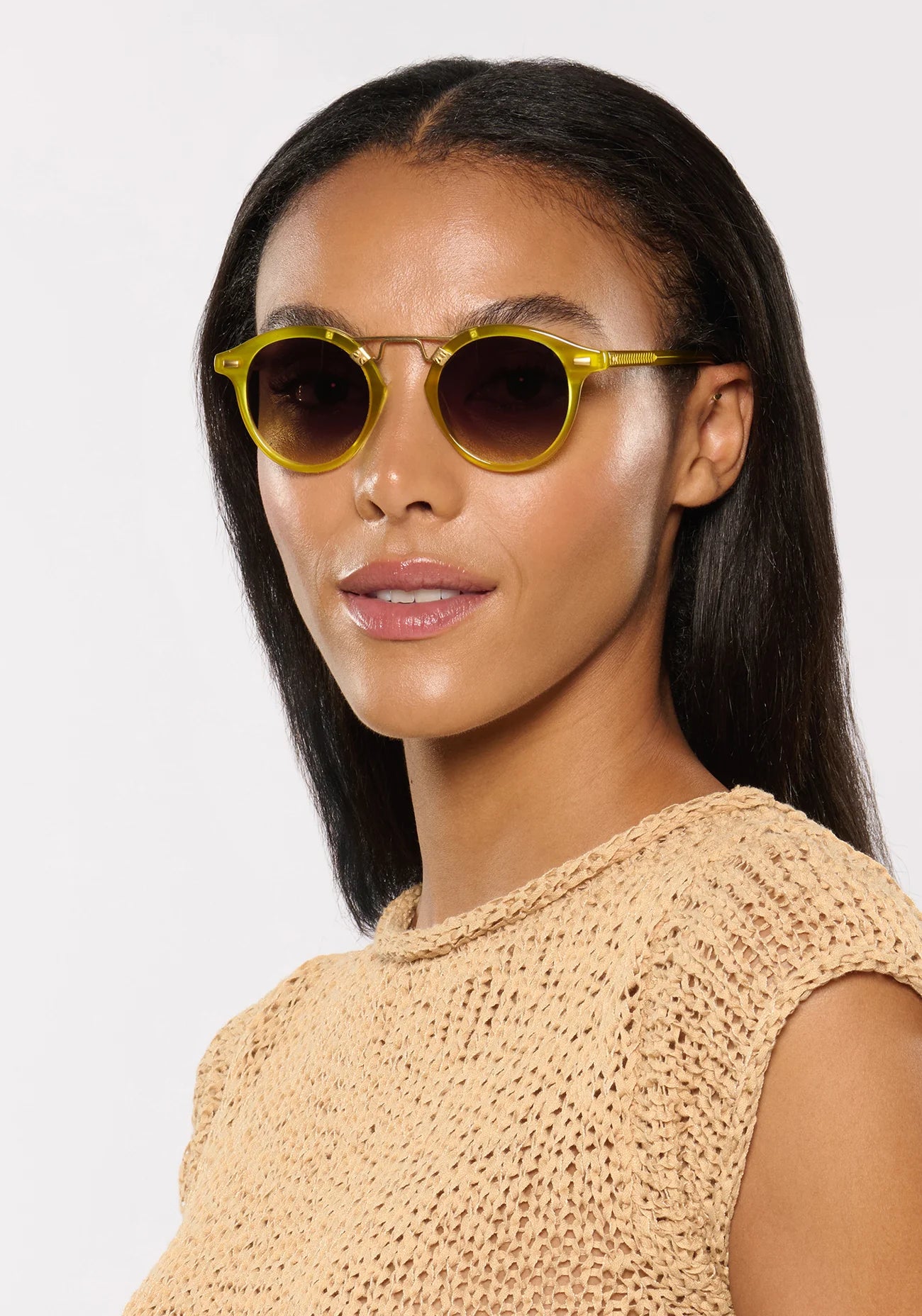ST. LOUIS Chartreuse 18k Sunglasses