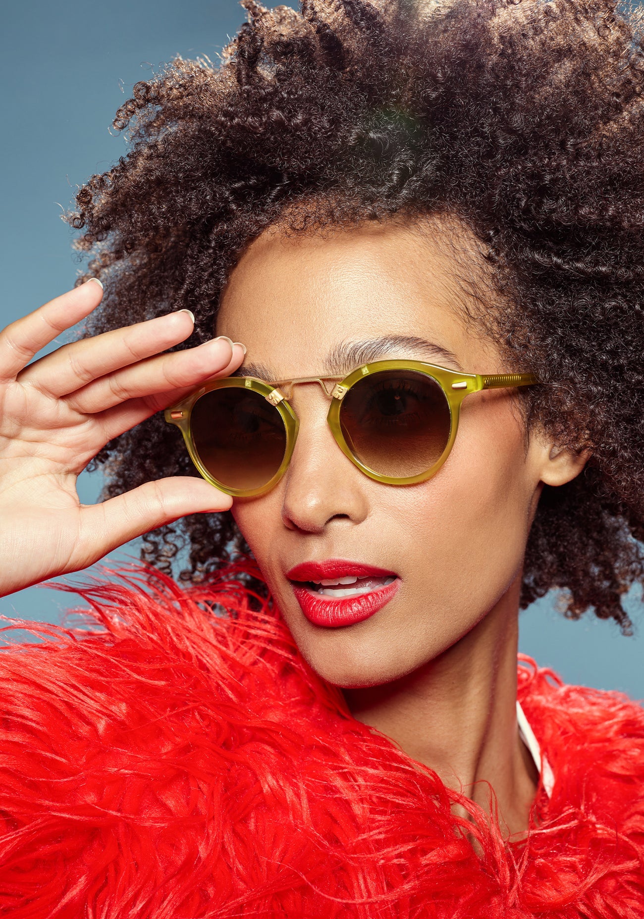 ST. LOUIS Chartreuse 18k Sunglasses