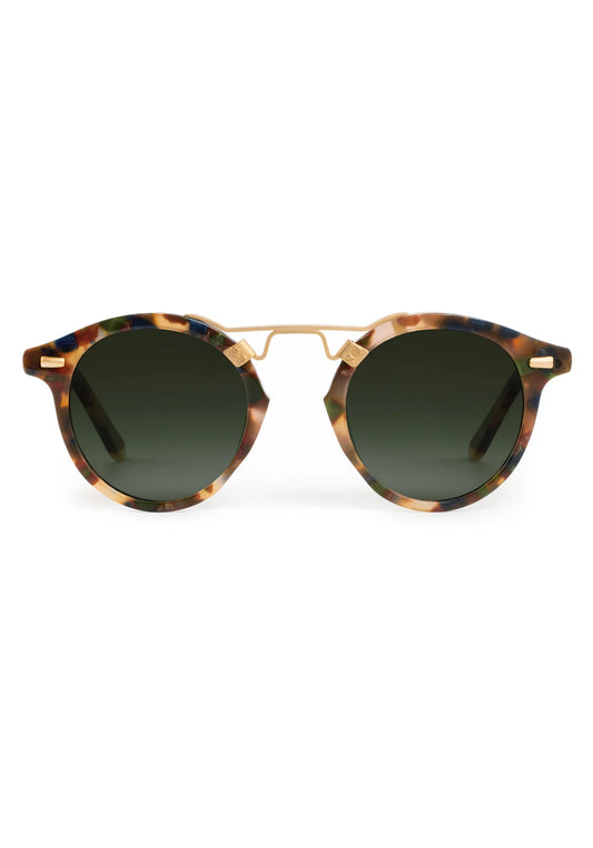 ST. LOUIS Tuscan Tortoise 18K Polarized Sunglasses