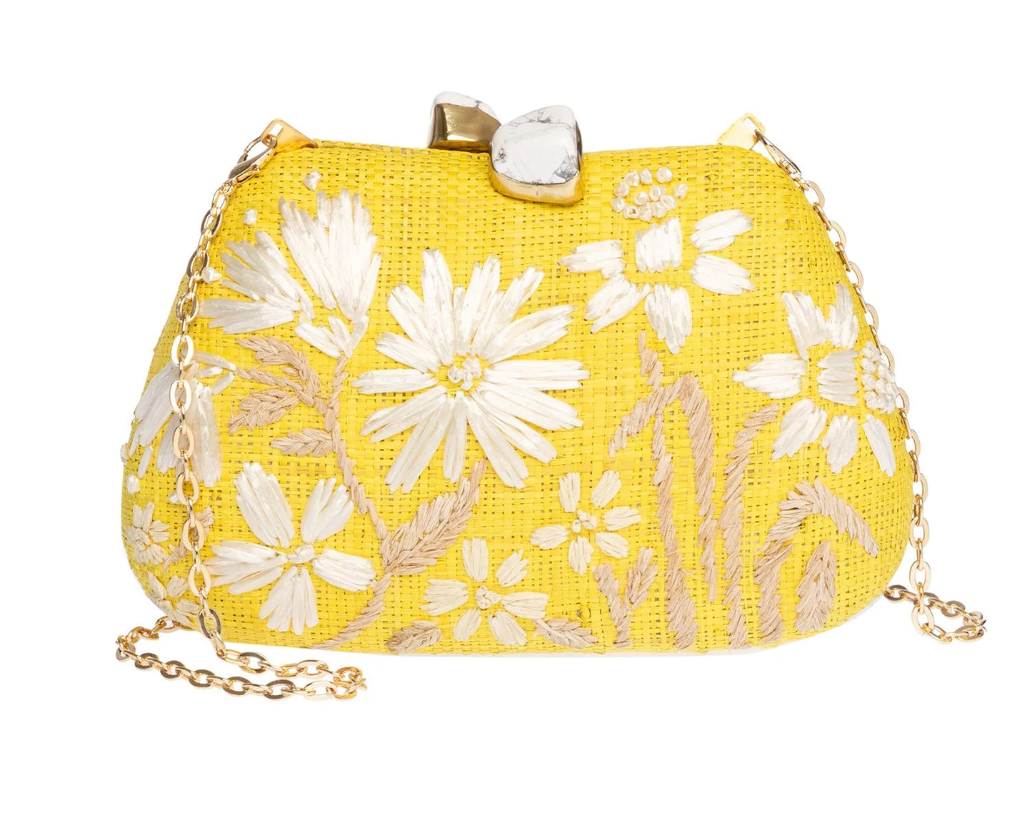 YELLOW TAMU CLUTCH