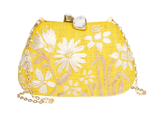 YELLOW TAMU CLUTCH