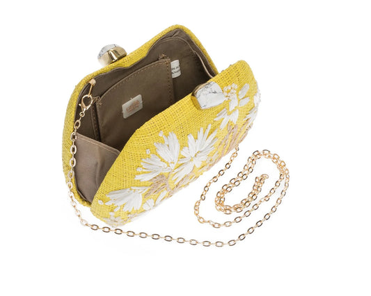 YELLOW TAMU CLUTCH