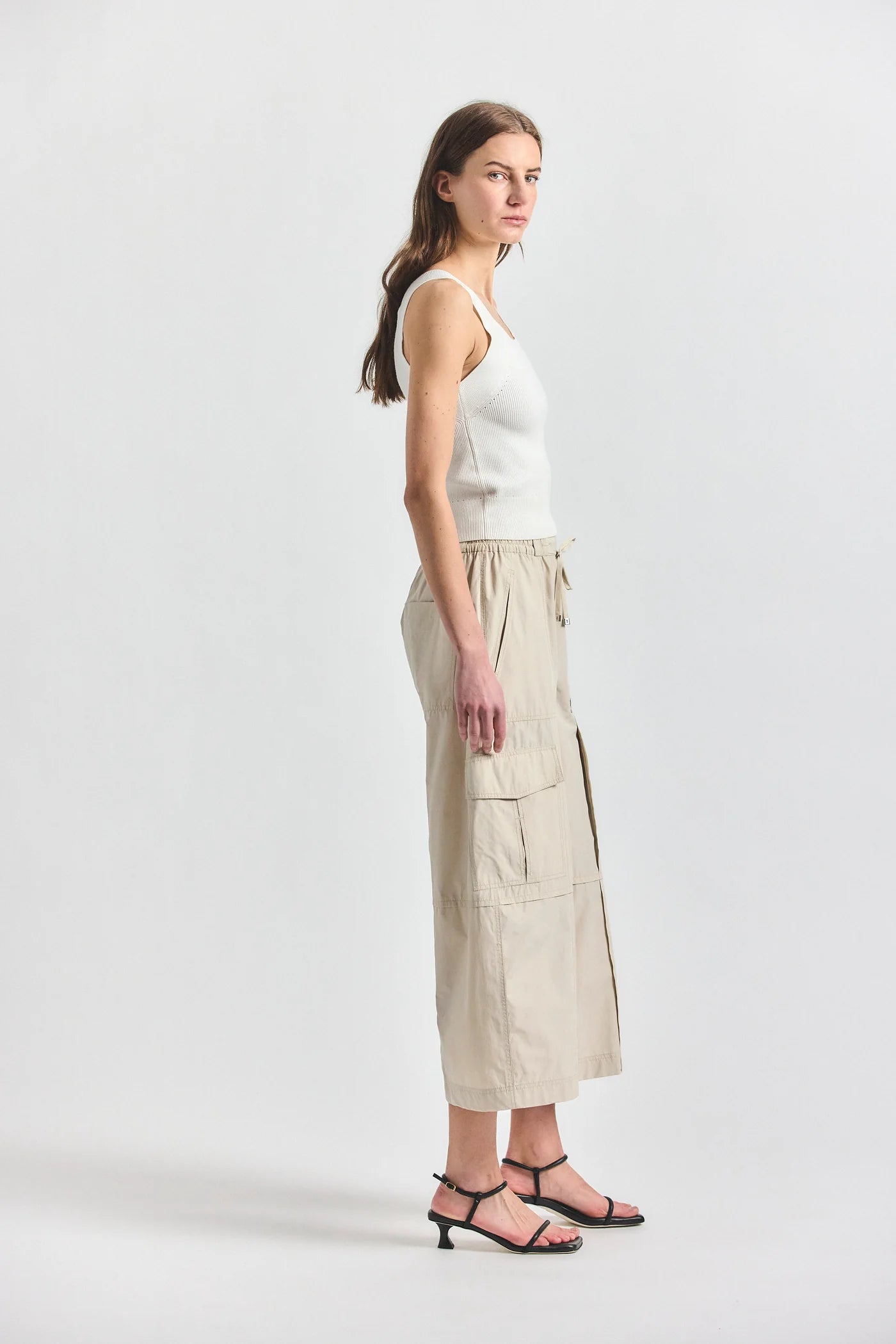 Ruth Cropped Wide Leg Cargo Pant