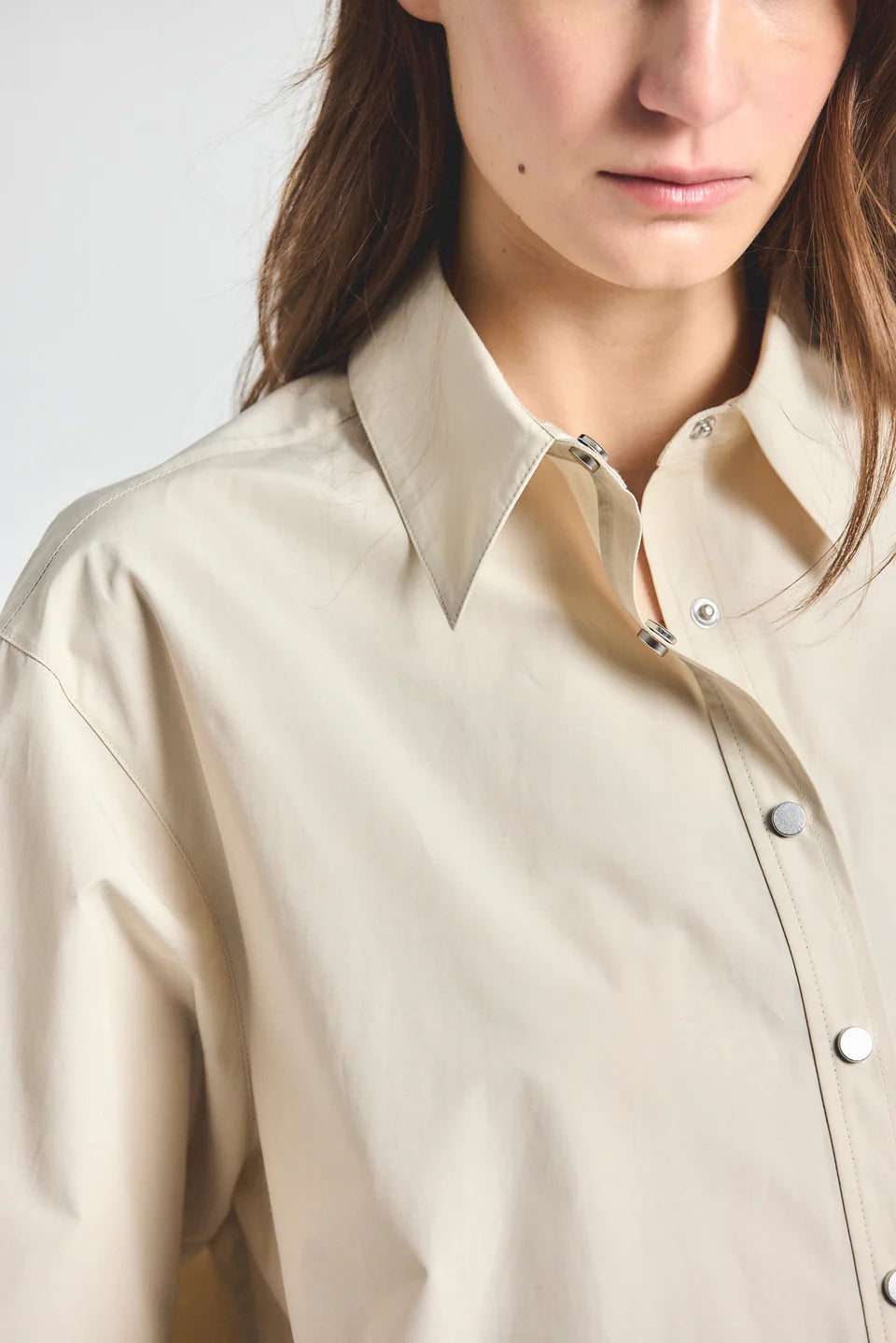 Olivia Cropped Short Sleeve Shirt