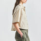 Olivia Cropped Short Sleeve Shirt