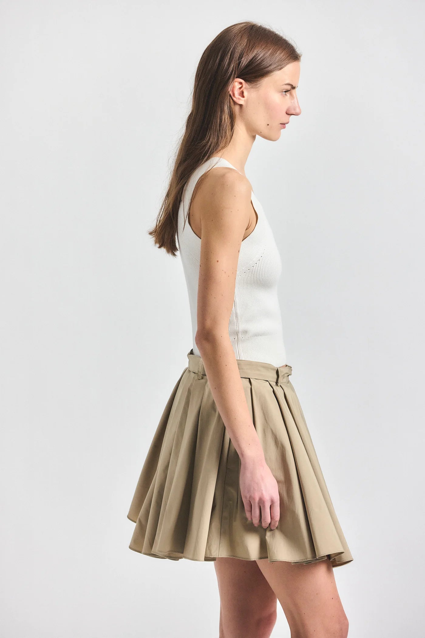 Joshua Pleated Mini Skirt