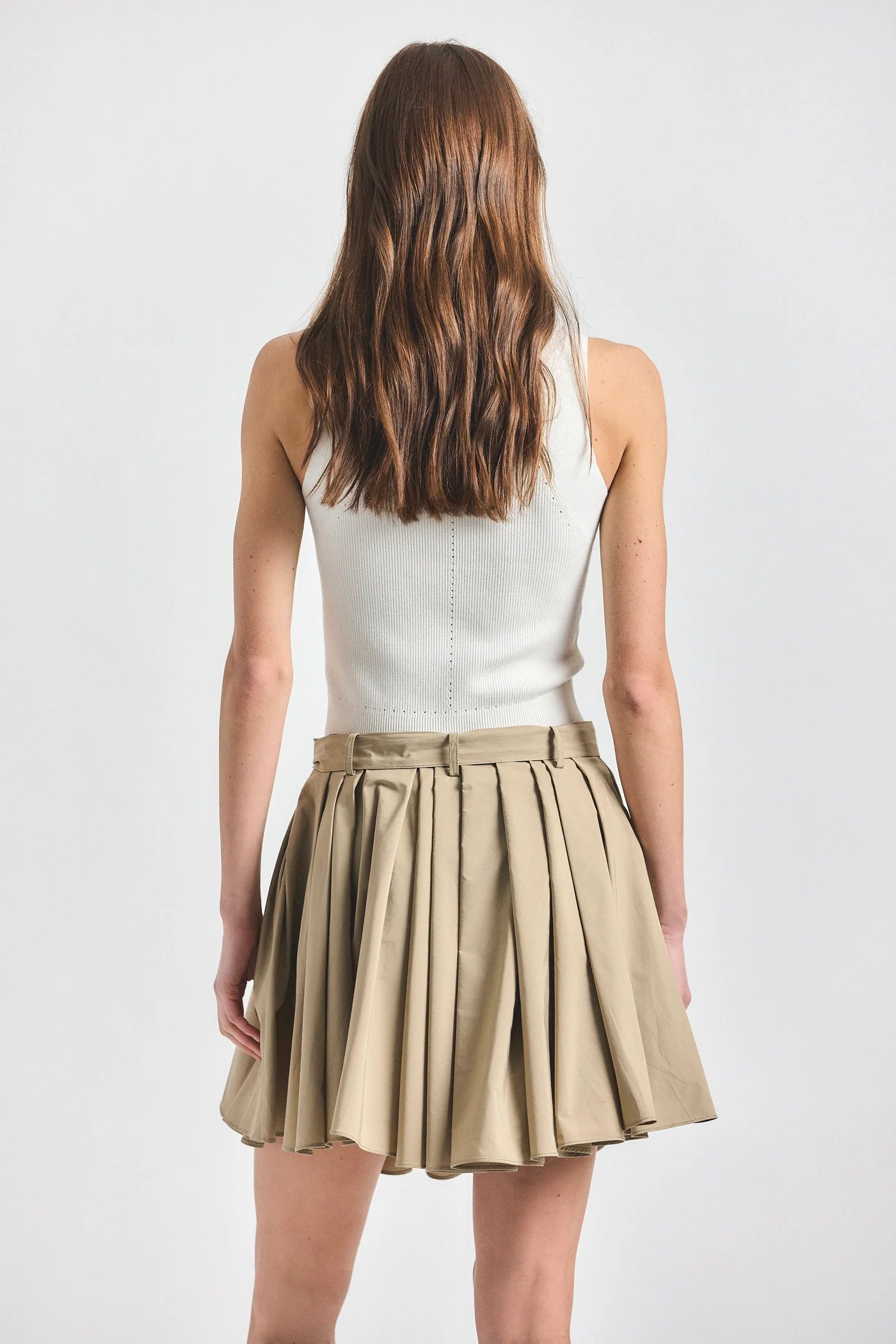 Joshua Pleated Mini Skirt