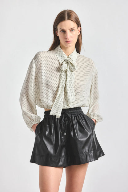 Emily Tie Neck Blouse