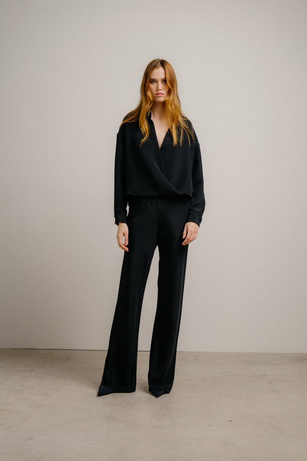 Tropez Twisted Wrap Shirt IP