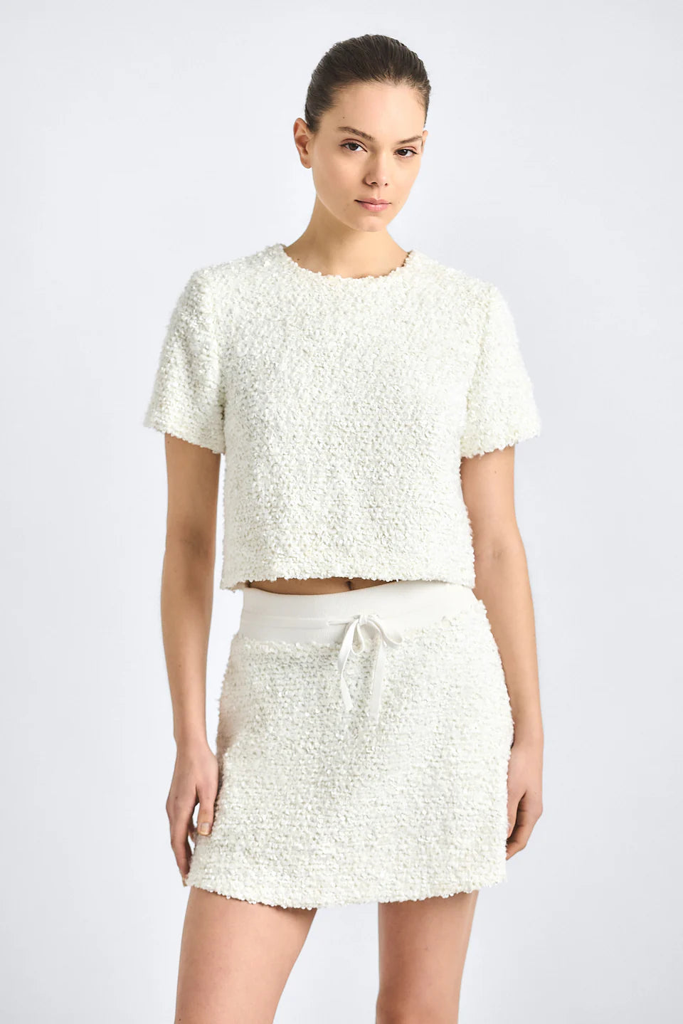 Mara Boucle Knit Skirt