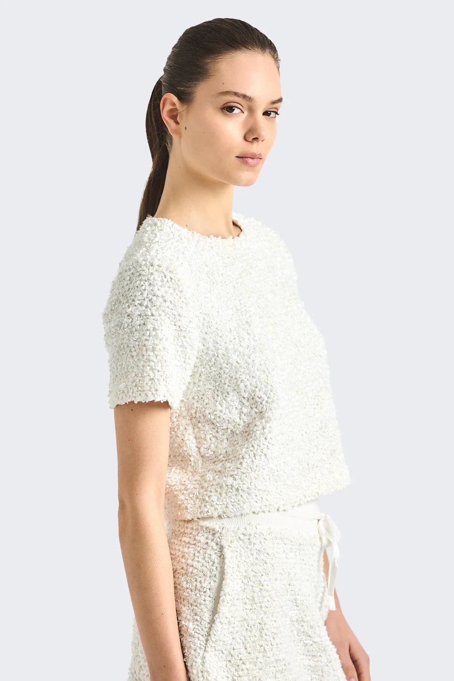 Syrena Paillette Boucle Tee