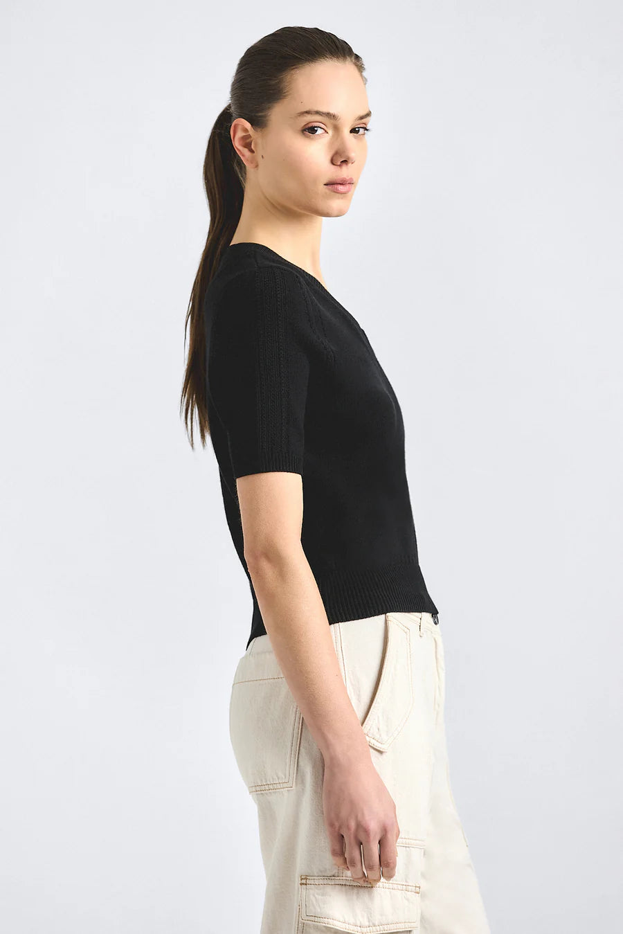Serenea Pointelle Sweater