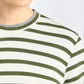 Myrtha Striped Crewneck Top