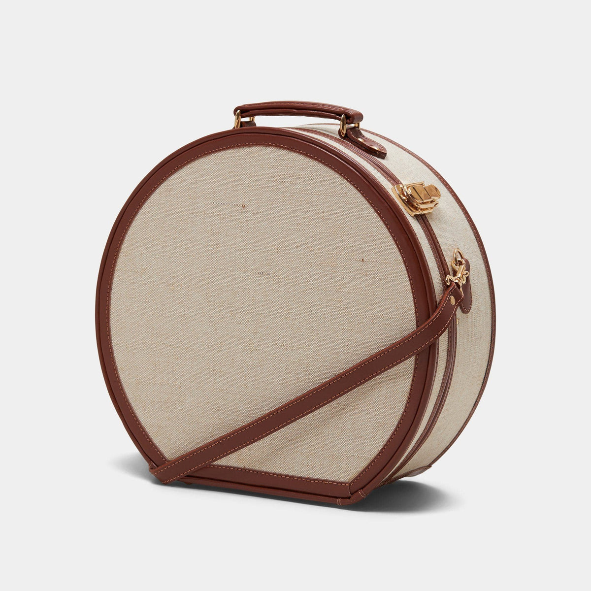 Brown Editor Hatbox Large