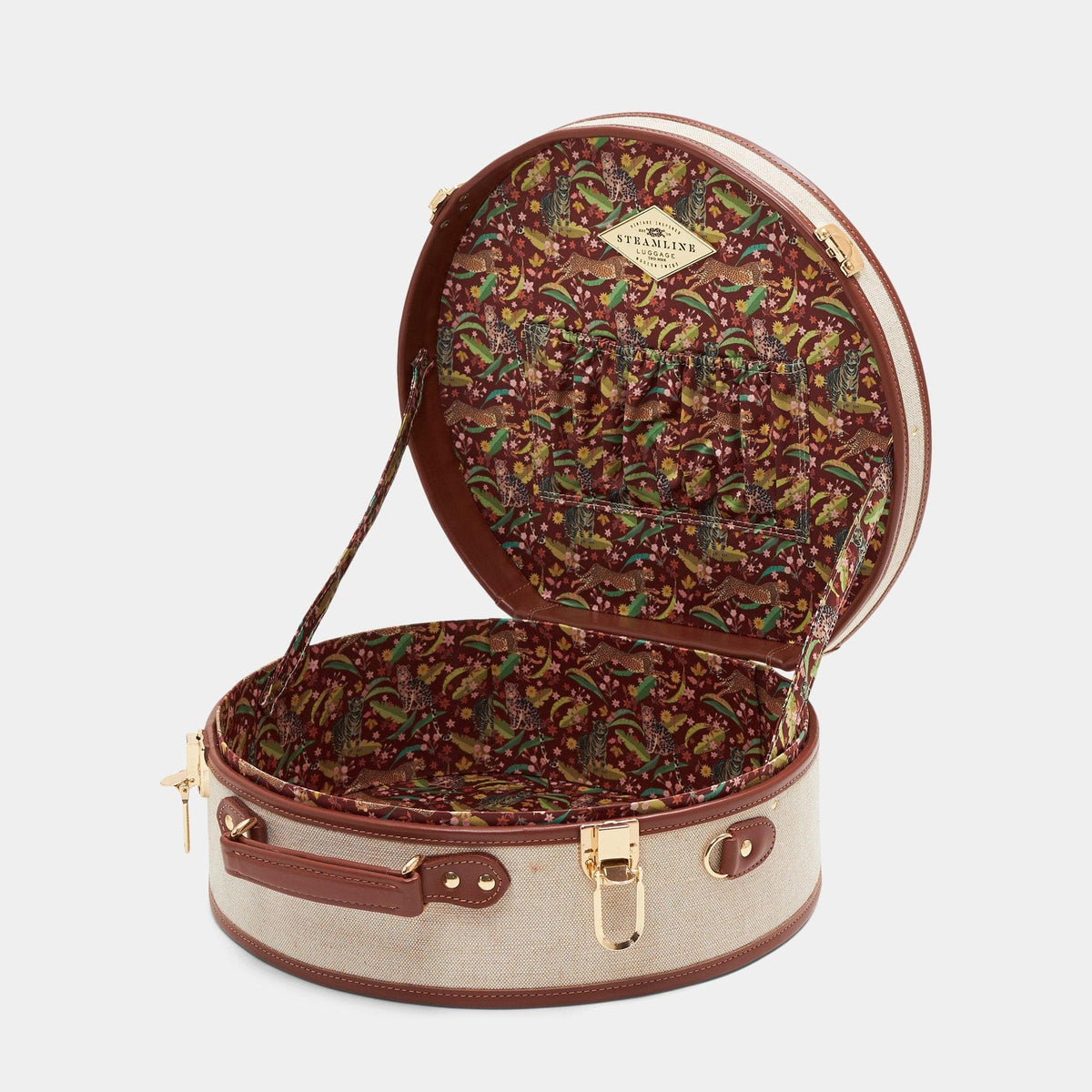 Brown Editor Hatbox Large
