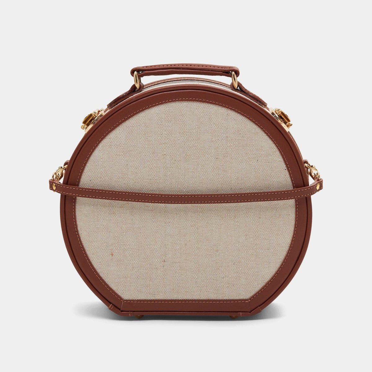 Brown Editor Hatbox Small
