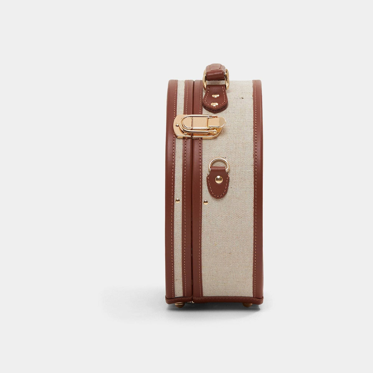 Brown Editor Hatbox Small