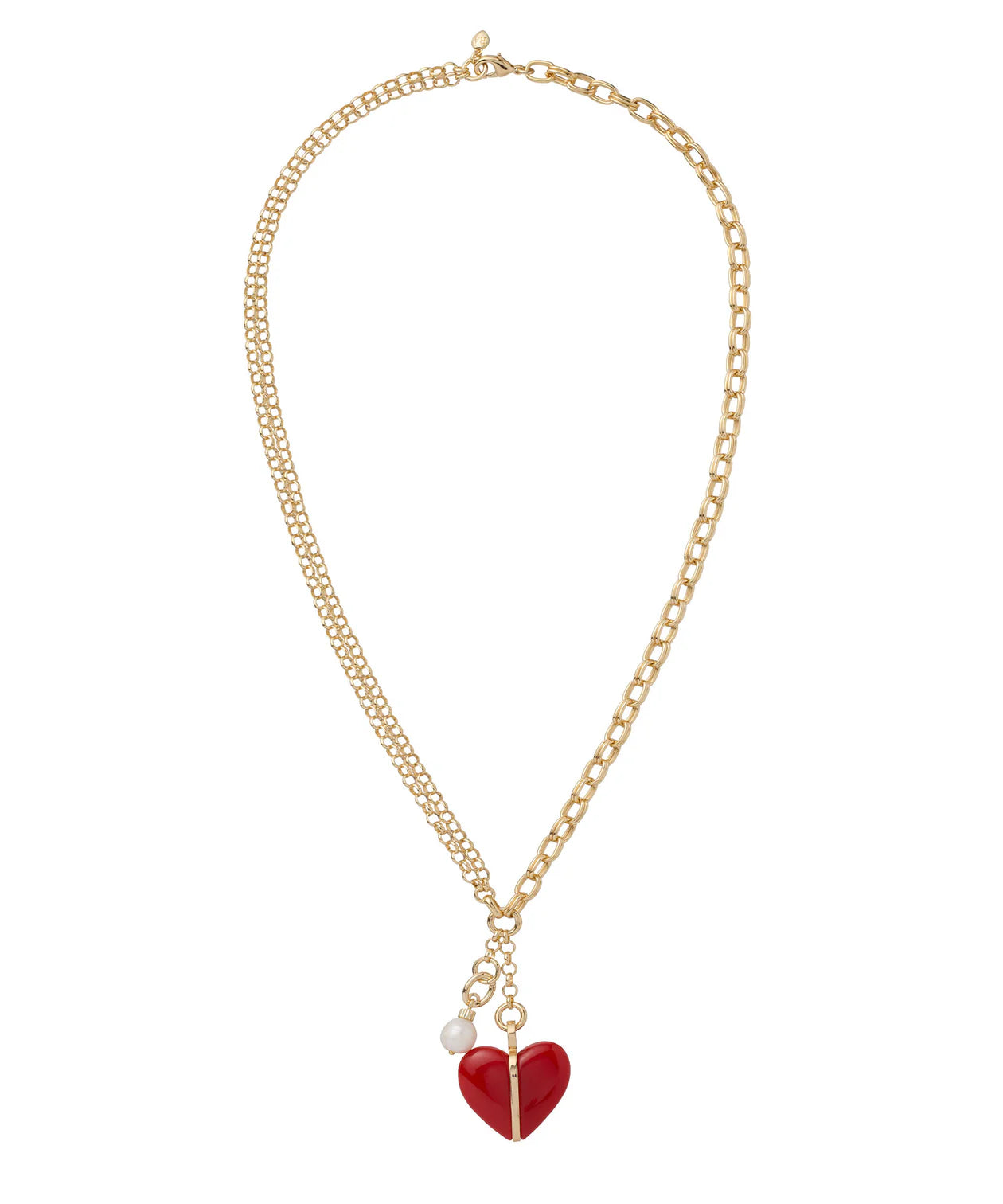 The Big Stone Heart Charm Pendant