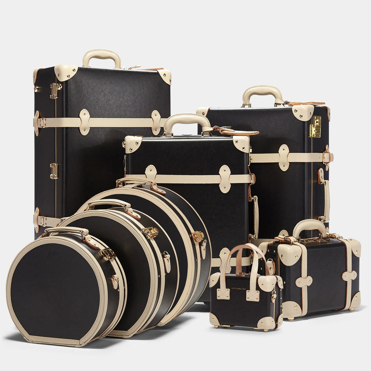 Black Starlet Carry-On Spinner, styled set