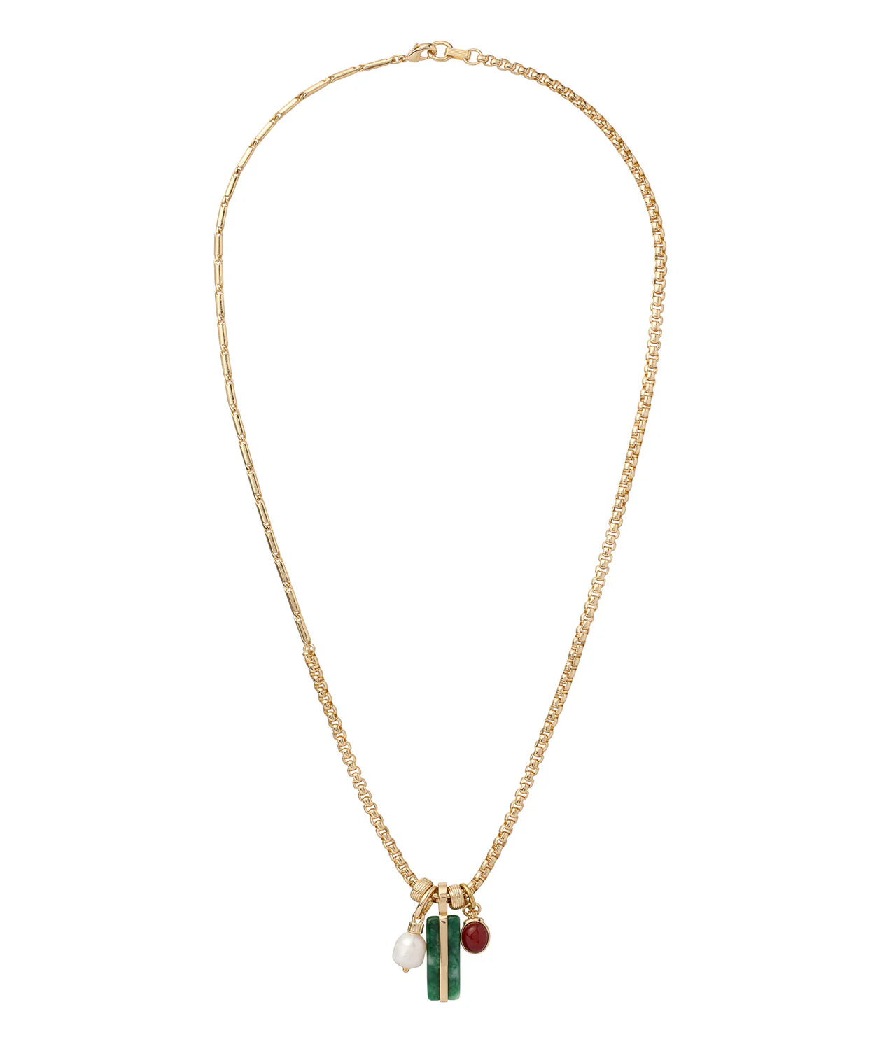 The Stone Bar Pendant Necklace