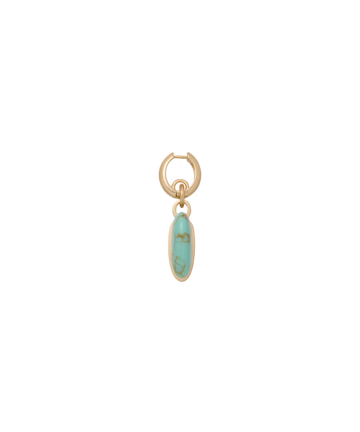The Stone Mini Heart Earrings