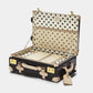 Black Starlet Carry-On Spinner, open with polka dot lining
